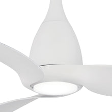 Load image into Gallery viewer, Tear LED Ceiling Fan in Detail.
