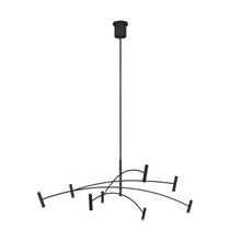 Load image into Gallery viewer, Aerial LED Chandelier in Black (Medium).
