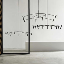 Load image into Gallery viewer, Aerial LED Chandelier - Exhibition.
