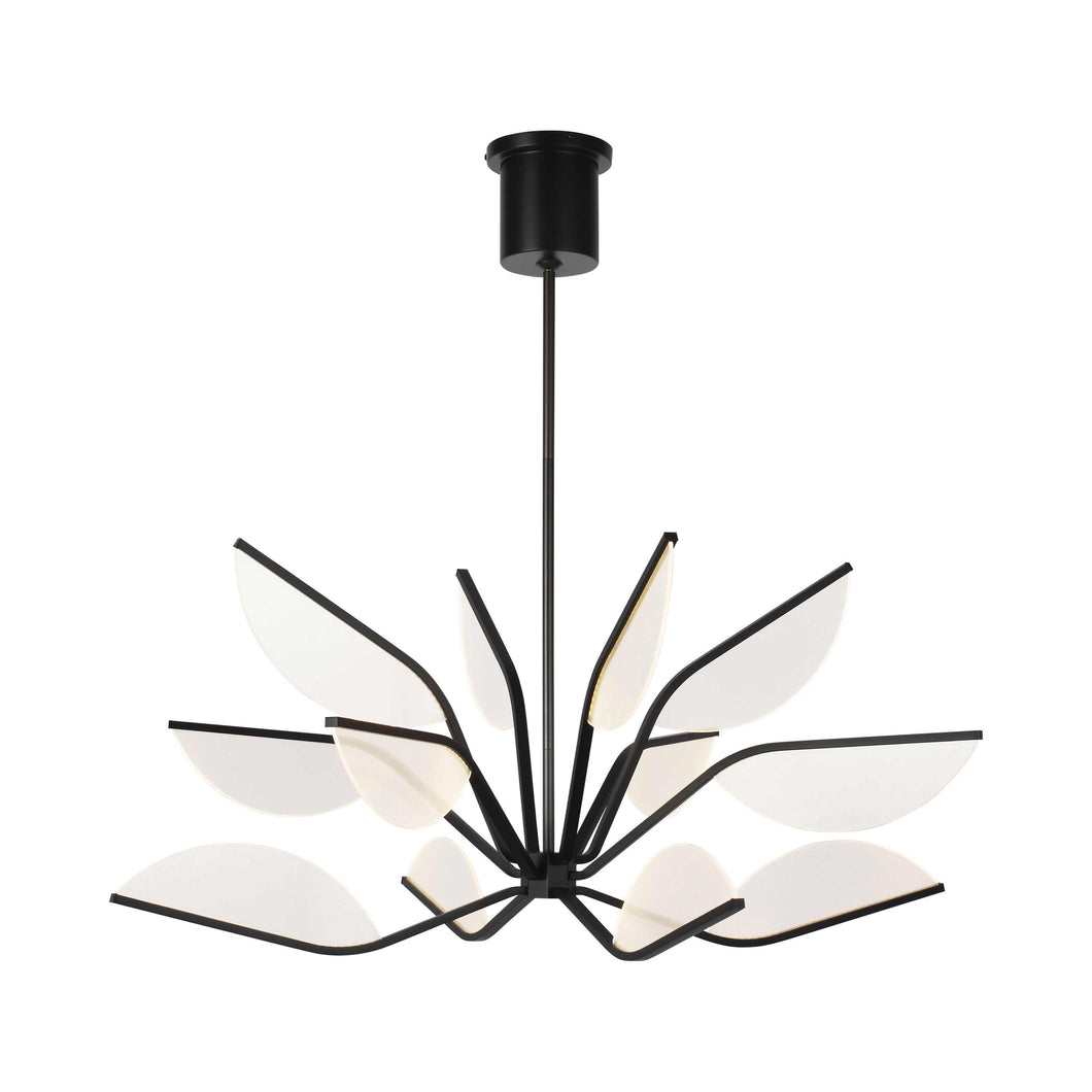 Belterra LED Chandelier in Matte Black (Small).