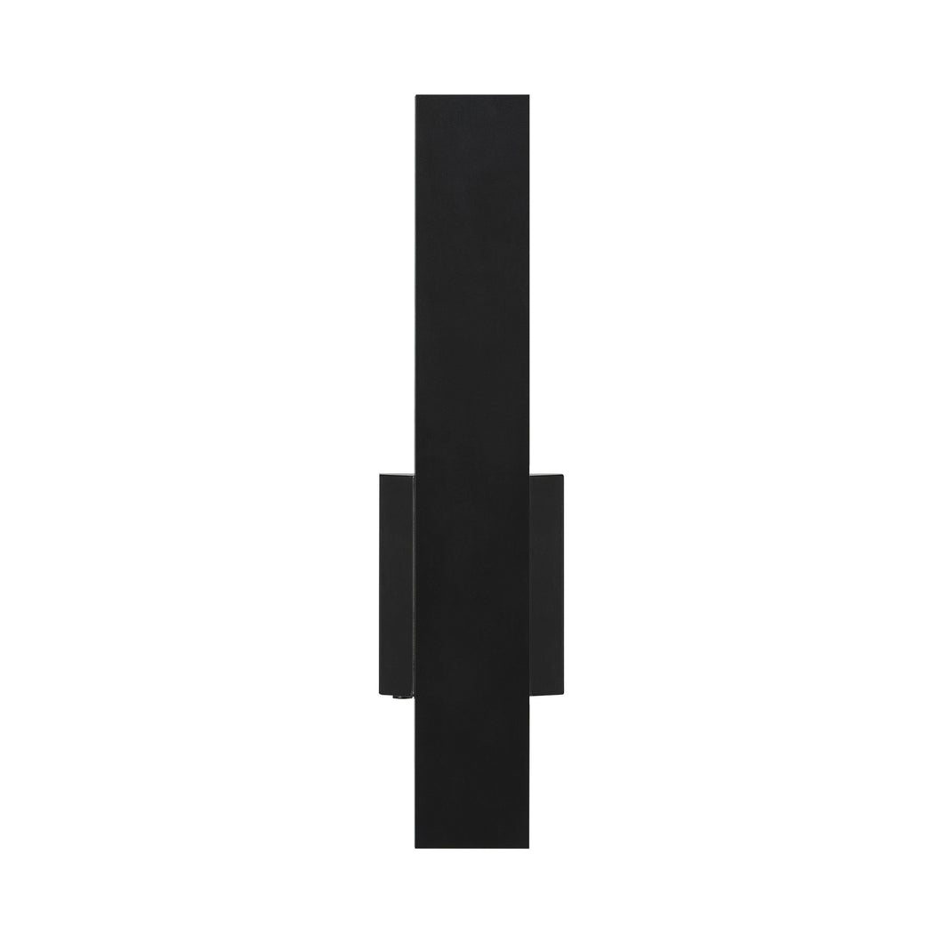 Blade Outdoor LED Wall Light in Black (Small).
