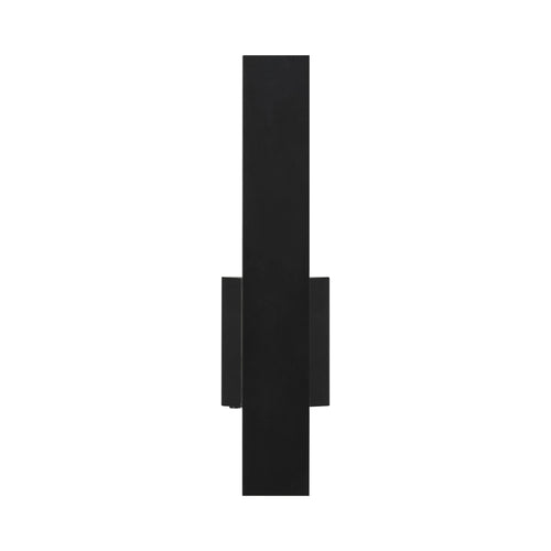 Blade Outdoor LED Wall Light in Black.