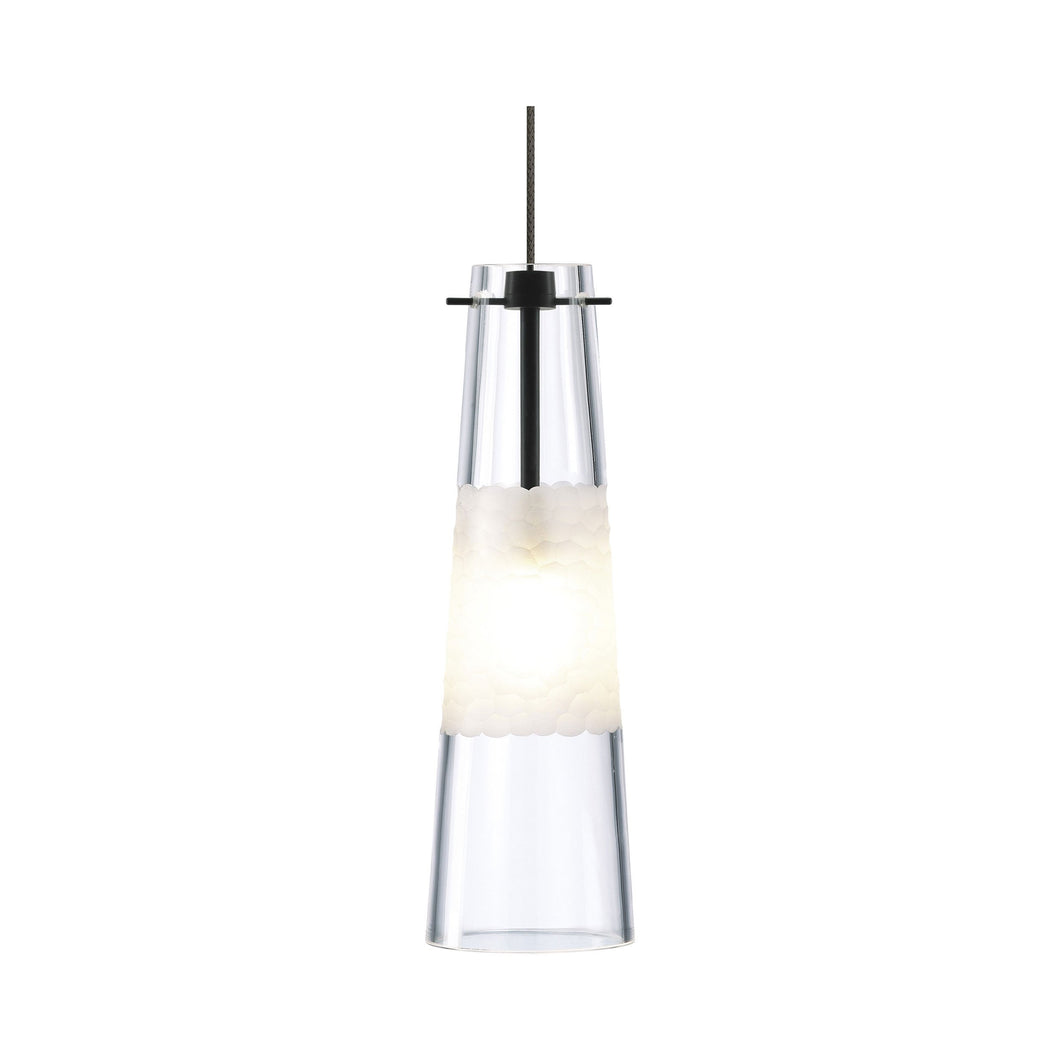 Bonn Low Voltage Pendant Light in Clear/Antique Bronze.