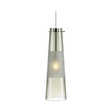 Load image into Gallery viewer, Bonn Low Voltage Pendant Light in Smoke/Satin Nickel.
