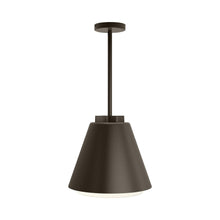 Load image into Gallery viewer, Bowman 12/18 Outdoor LED Pendant Light in Small/Bronze.

