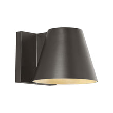 Load image into Gallery viewer, Bowman Outdoor LED Wall Light in Small/Bronze.
