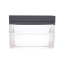 Load image into Gallery viewer, Boxie Outdoor LED Ceiling / Wall Light in Small/Charcoal.
