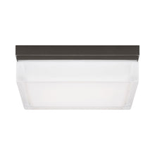 Load image into Gallery viewer, Boxie Outdoor LED Ceiling / Wall Light in Large/Bronze.
