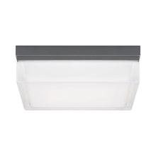 Load image into Gallery viewer, Boxie Outdoor LED Ceiling / Wall Light in Large/Charcoal.
