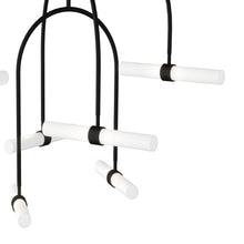 Load image into Gallery viewer, Calumn LED Chandelier in Detail.
