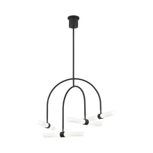 Load image into Gallery viewer, Calumn LED Chandelier in Detail.
