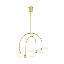 Load image into Gallery viewer, Calumn LED Chandelier in Detail.
