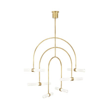Load image into Gallery viewer, Calumn LED Chandelier in Detail.
