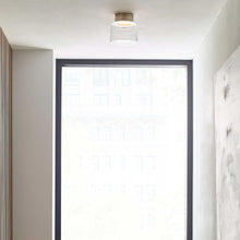 Load image into Gallery viewer, Casen Drum LED Semi-Flush Mount Ceiling Light in Detail.
