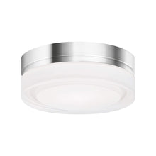 Load image into Gallery viewer, Cirque LED Flush Mount Ceiling Light in Chrome (Small).
