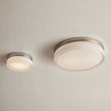 Load image into Gallery viewer, Cirque LED Flush Mount Ceiling Light in living room.
