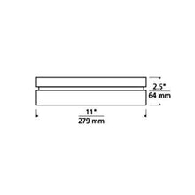 Load image into Gallery viewer, Cirque LED Flush Mount Ceiling Light - line drawing.
