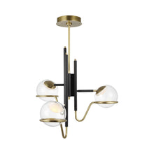 Load image into Gallery viewer, Crosby LED Chandelier in Detail.
