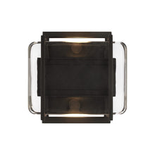 Load image into Gallery viewer, Duelle LED Wall Light in Nightshade Black (Small).
