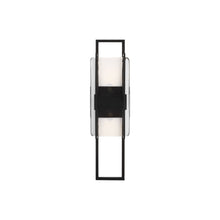 Load image into Gallery viewer, Duelle LED Wall Light in Nightshade Black (Medium).
