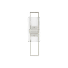 Load image into Gallery viewer, Duelle LED Wall Light in Polished Nickel
(Medium).
