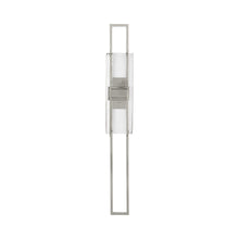 Load image into Gallery viewer, Duelle LED Wall Light in Polished Nickel
(Large).

