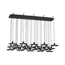 Load image into Gallery viewer, Eaves LED Chandelier in Nightshade Black (27-Light).
