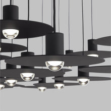 Load image into Gallery viewer, Eaves LED Chandelier in Detail.
