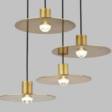 Load image into Gallery viewer, Eaves LED Multi Light Pendant Light in Detail.
