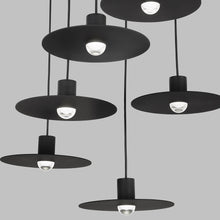 Load image into Gallery viewer, Eaves LED Multi Light Pendant Light in Detail.
