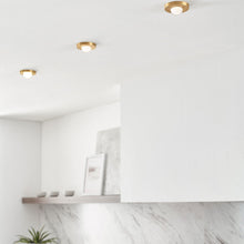 Load image into Gallery viewer, Ebell LED Flush Mount Ceiling Light in kitchen.
