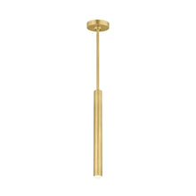 Load image into Gallery viewer, Ebell LED Pendant Light in Natural Brass (Small).
