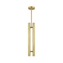 Load image into Gallery viewer, Ebell LED Pendant Light in Natural Brass (Large).
