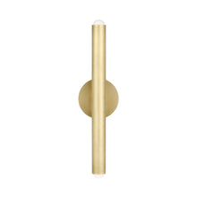 Load image into Gallery viewer, Ebell LED Floor Lamp in Natural Brass (Medium).
