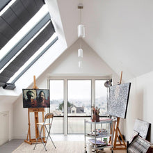 Load image into Gallery viewer, Echo Pendant Light in drawing room.
