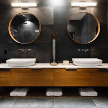 Load image into Gallery viewer, Ellis LED Bath Vanity Light in bathroom.
