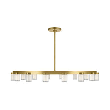 Load image into Gallery viewer, Esfera LED Chandelier in Natural Brass (16-Light).

