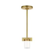 Load image into Gallery viewer, Esfera LED Pendant Light in Natural Brass.

