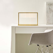 Load image into Gallery viewer, Everett LED Table Lamp in office.
