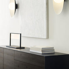Load image into Gallery viewer, Everett LED Table Lamp in living room.
