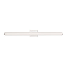 Load image into Gallery viewer, Finn LED Bath Vanity Light in Satin Nickel (Large).
