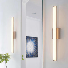 Load image into Gallery viewer, Finn LED Bath Vanity Light in bathroom.
