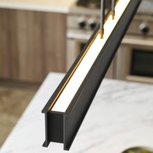 Load image into Gallery viewer, I-Beam LED Linear Suspension Light in Detail.
