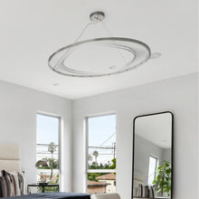 Load image into Gallery viewer, Interalce LED Chandelier in living room.

