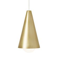 Load image into Gallery viewer, Joni LED Pendant Light in Natural Brass (Small).
