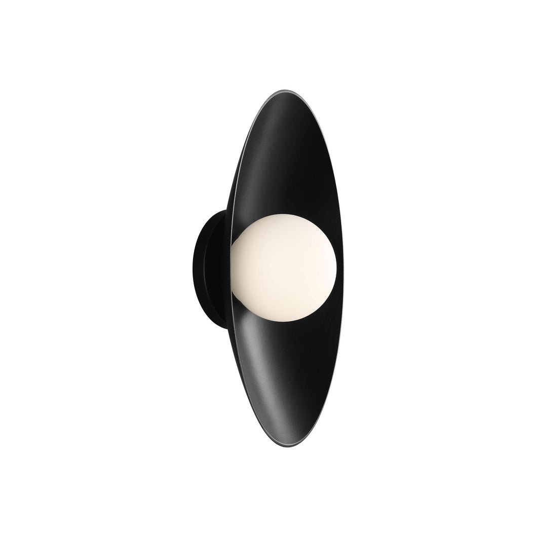 Joni LED Wall Light in Matte Black (Small).