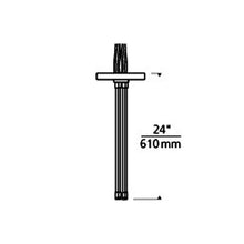 Load image into Gallery viewer, Kable Lite 4-Inch Round Power Feed Canopy - line drawing.
