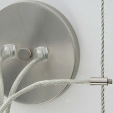 Load image into Gallery viewer, Kable Lite Center Power Feed in Satin Nickel.
