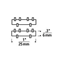 Load image into Gallery viewer, Kable Lite Conductive Connectors - line drawing.
