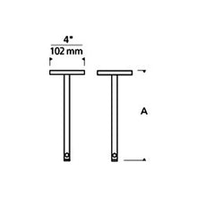 Load image into Gallery viewer, Kable Lite Heavy Duty Standoffs - line drawing.
